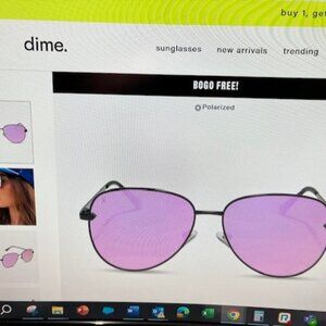 Dime. Abbot Aviator Hot Pick Sun Glasses